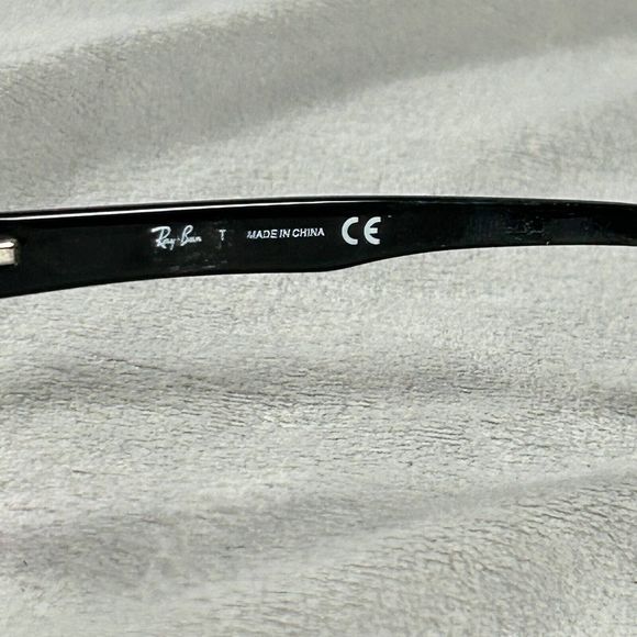 Ray Ban Eyeglasses Black Rectangular Frame Only Classic RB 5268 5119 50-17 135 - Picture 5 of 7